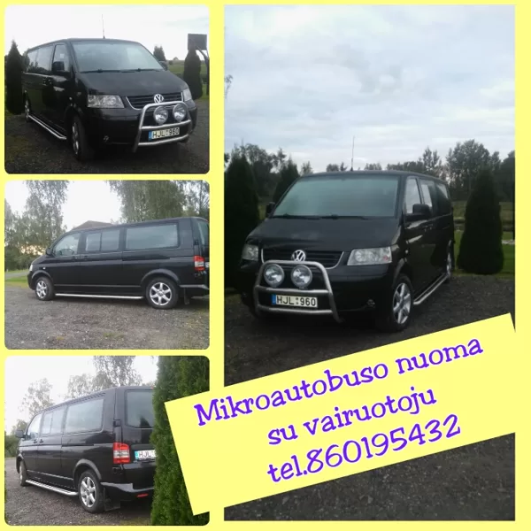 VW CARAVELLE (7keleiviai) -Jūsų paslaugoms